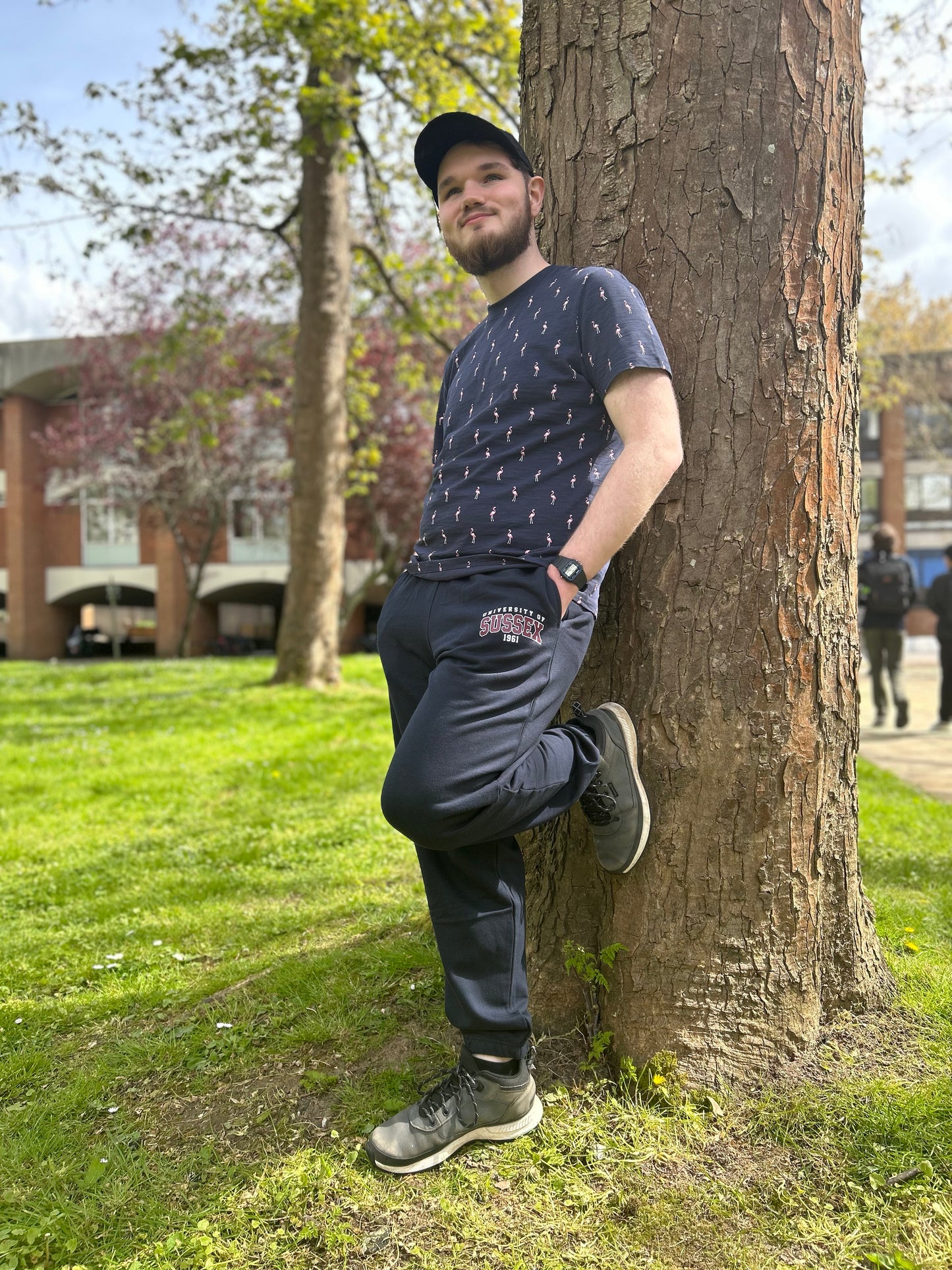 College Cuffed Jog Pants