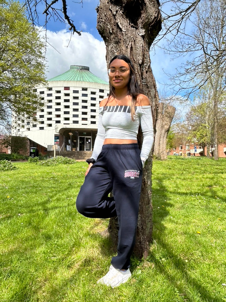 College Cuffed Jog Pants