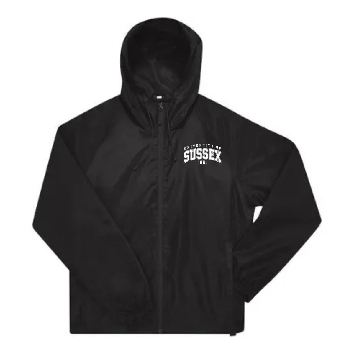 Embroidered Windbreaker - White Artwork