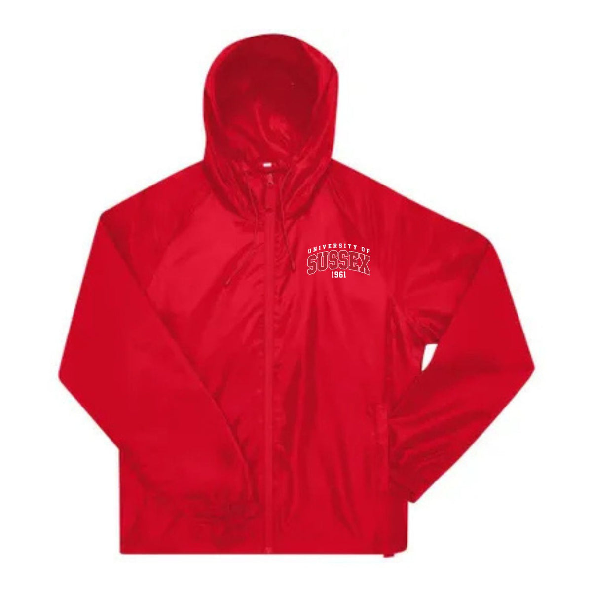 Embroidered Windbreaker - Red Artwork