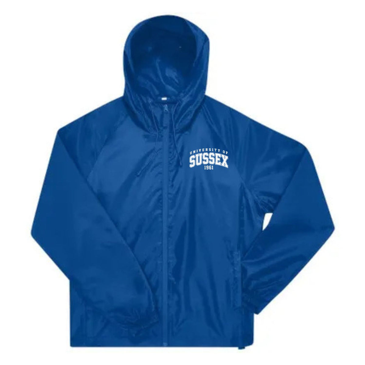 Embroidered Windbreaker - White Artwork