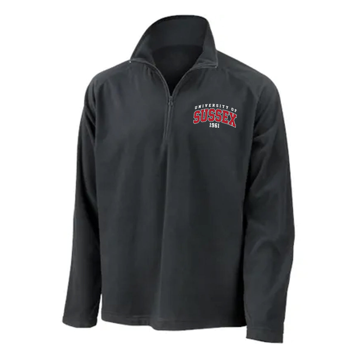1/4 Zip Microfleece - Red Artwork