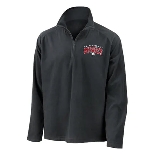 1/4 Zip Microfleece - Red Artwork