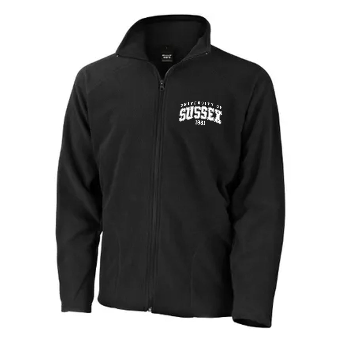 Full Zip Fleece - White Artwork