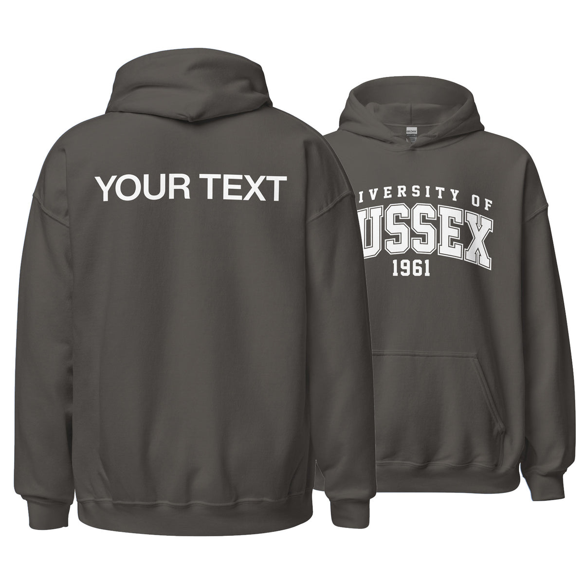 1961 Hoodie - White Artwork w/ Personalisation
