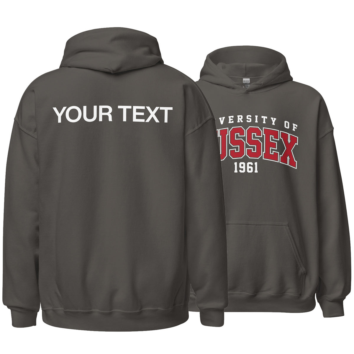 1961 Hoodie - Red Artwork w/ Personalisation
