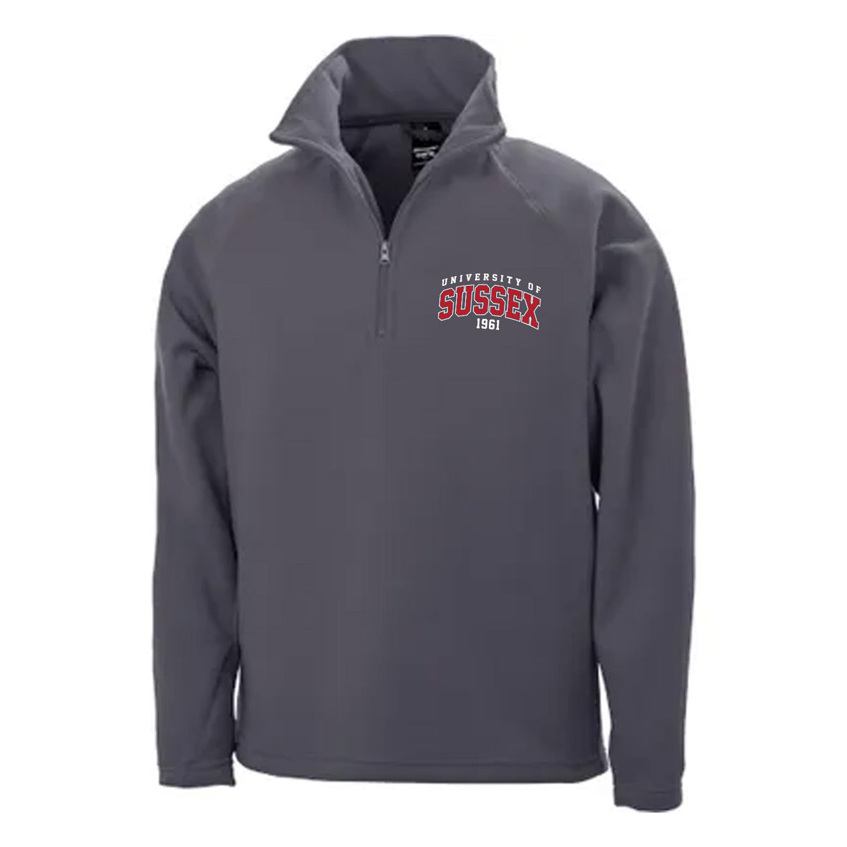 1/4 Zip Microfleece - Red Artwork
