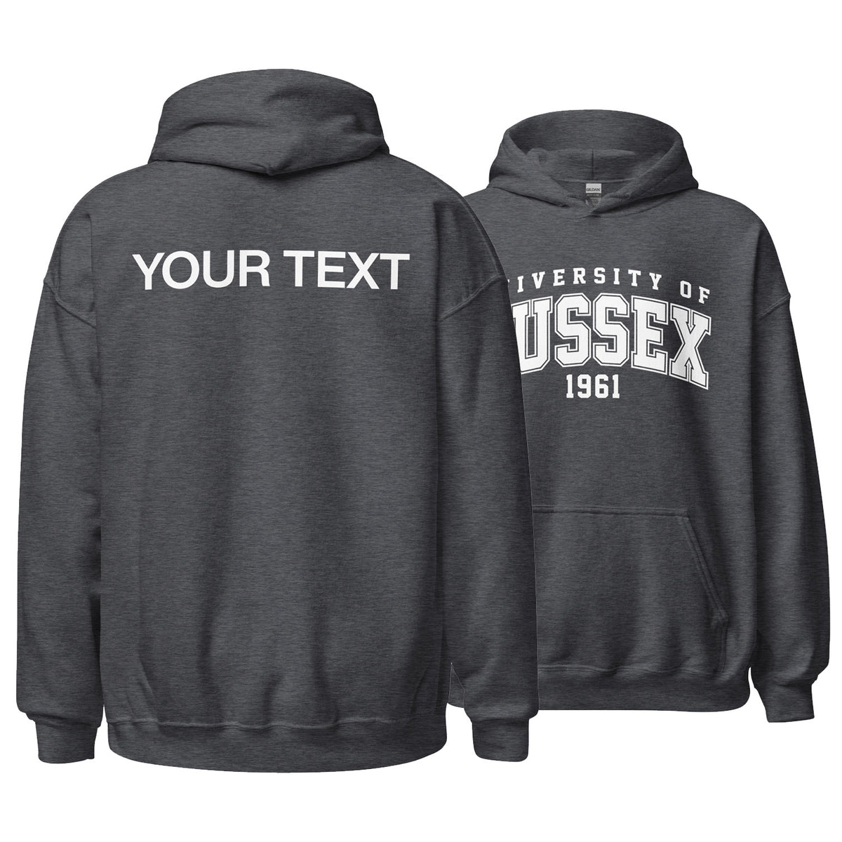 1961 Hoodie - White Artwork w/ Personalisation