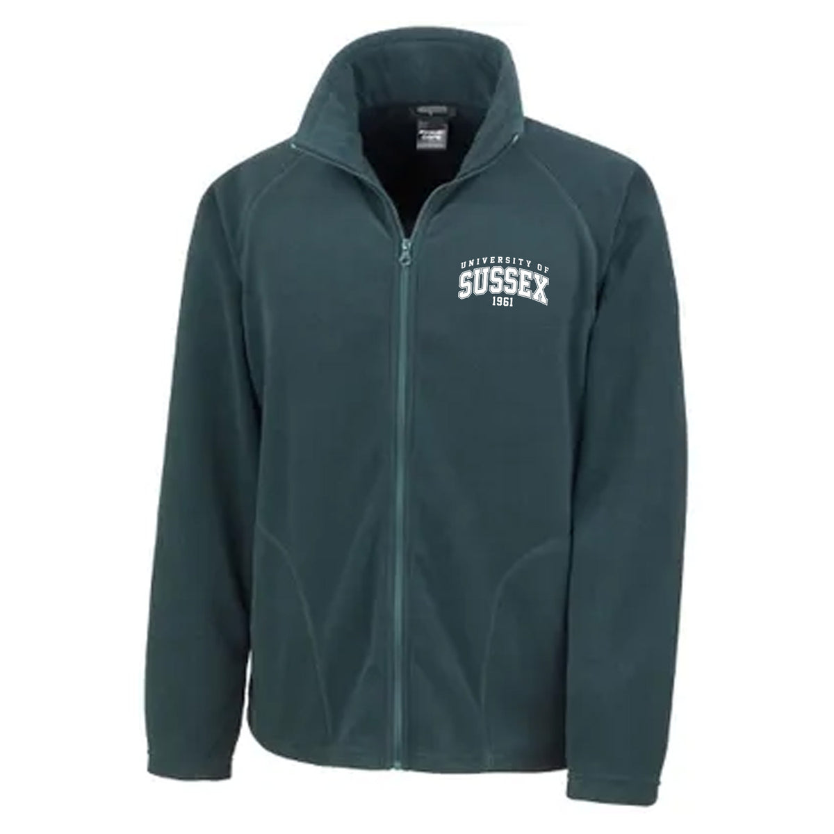 Full Zip Fleece - White Artwork