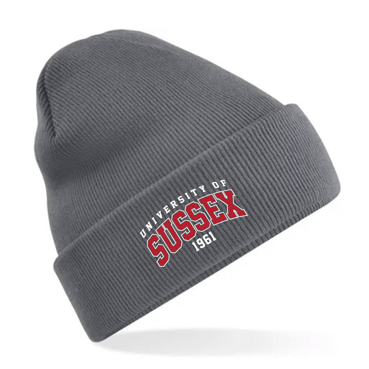 Recycled Cuffed Beanie - Red Artwork