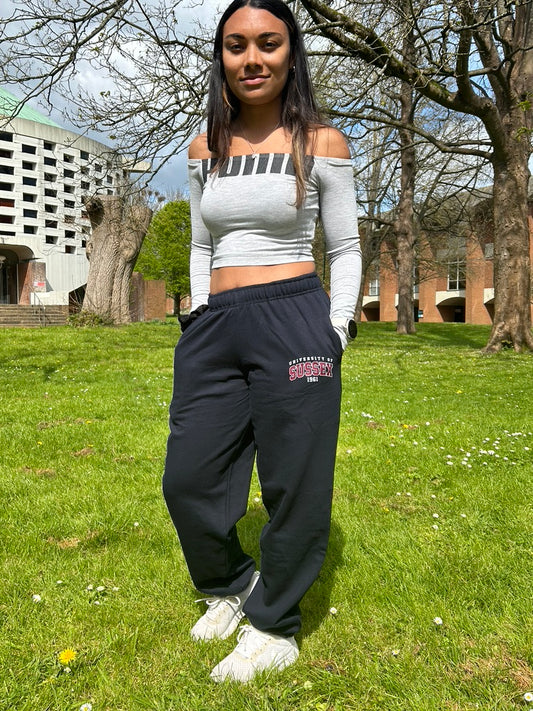 College Cuffed Jog Pants