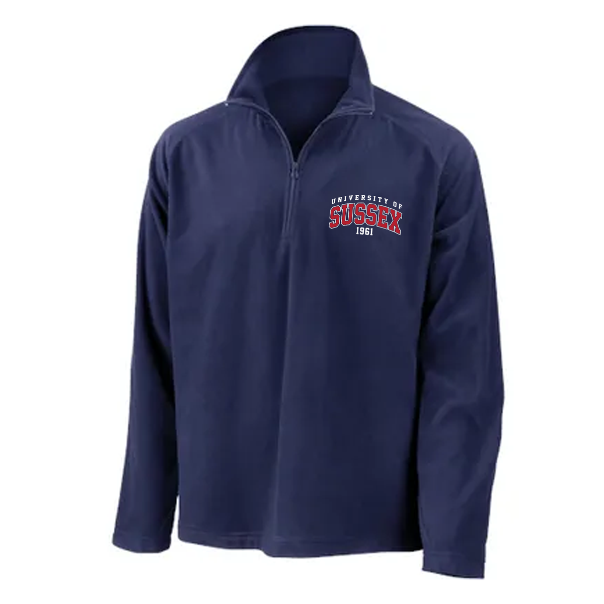 1/4 Zip Microfleece - Red Artwork