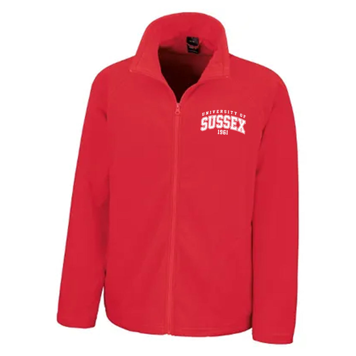 Full Zip Fleece - White Artwork