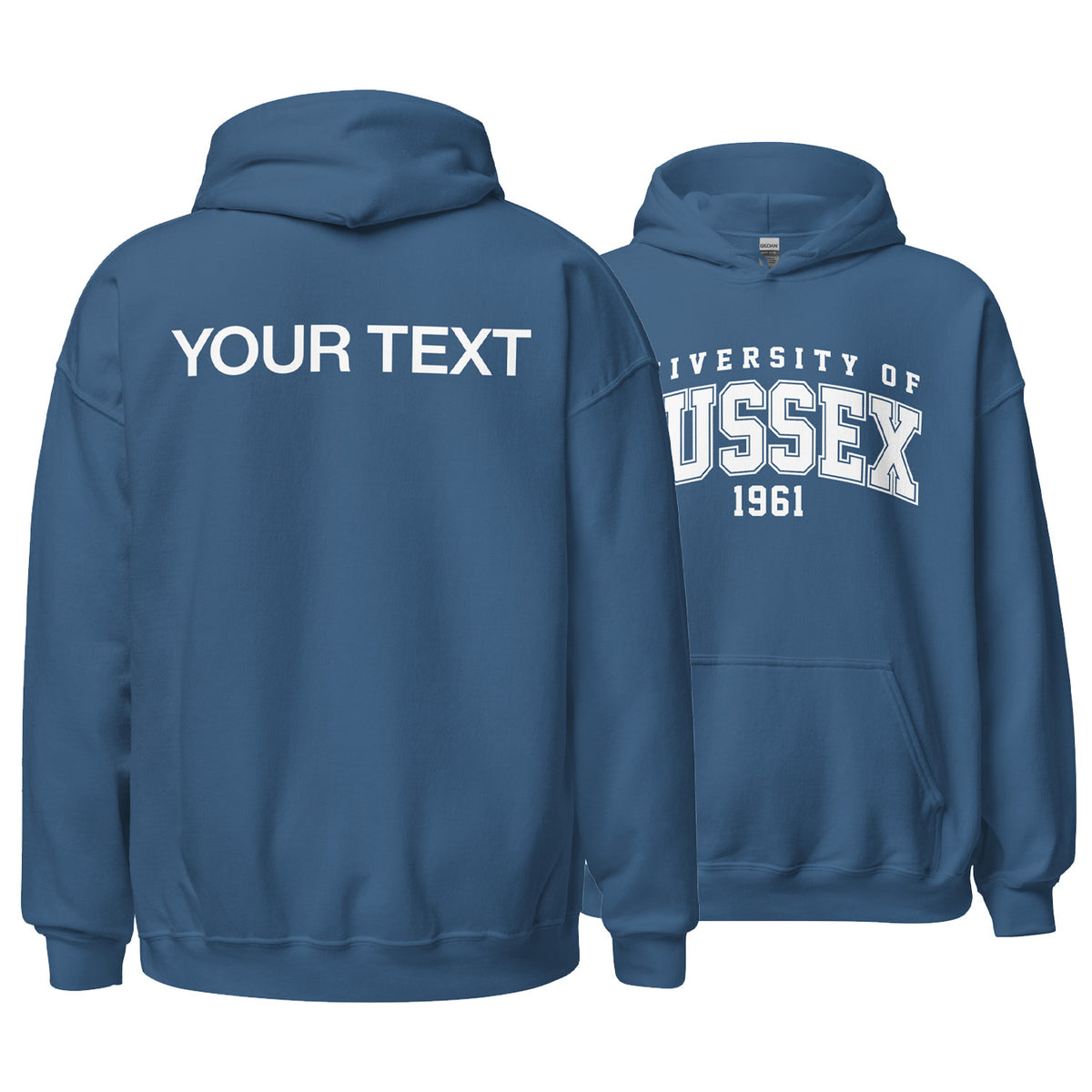 1961 Hoodie - White Artwork w/ Personalisation