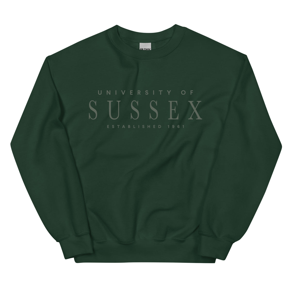 Embroidered Crew Neck