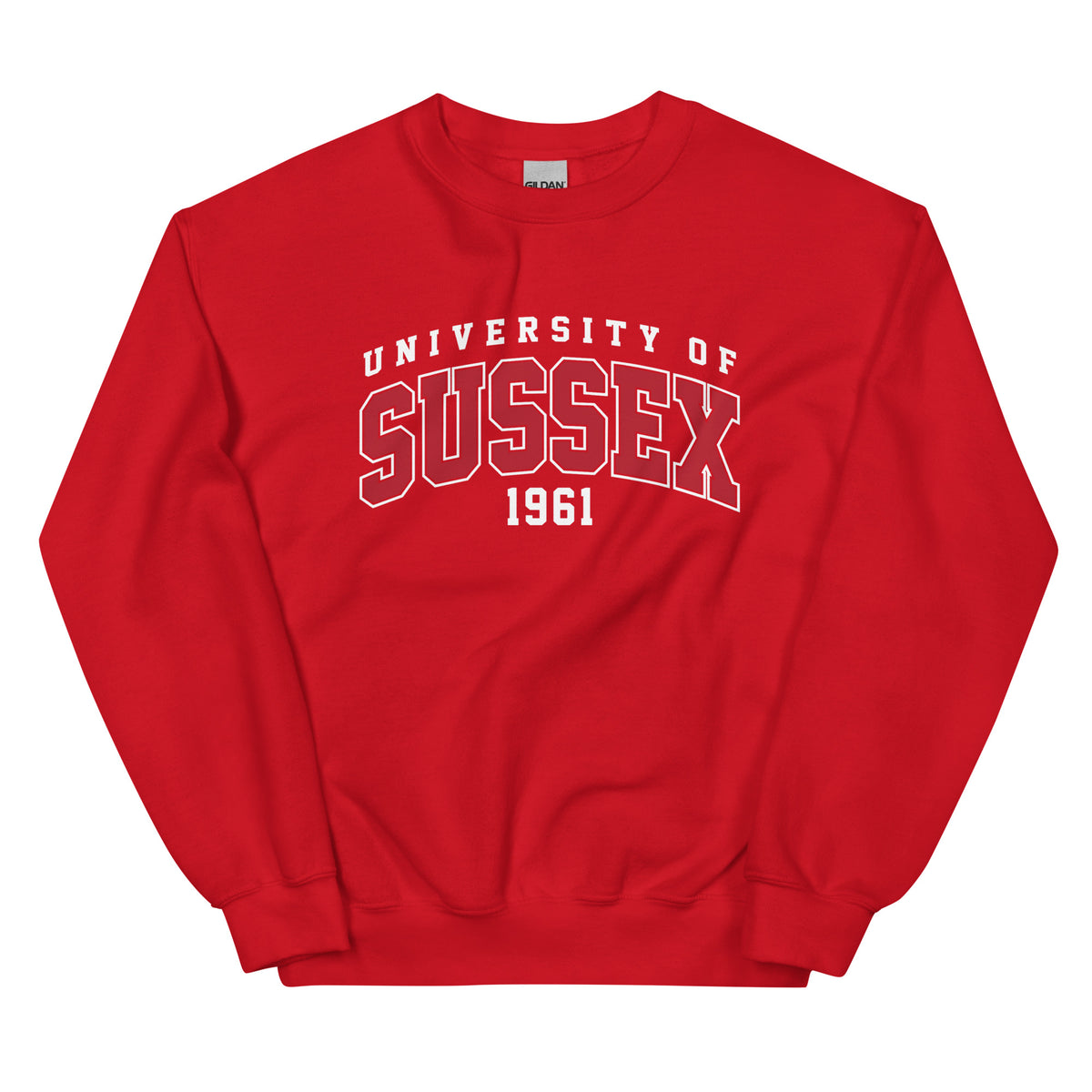 1961 Crew Neck Jumper - Red Artwork